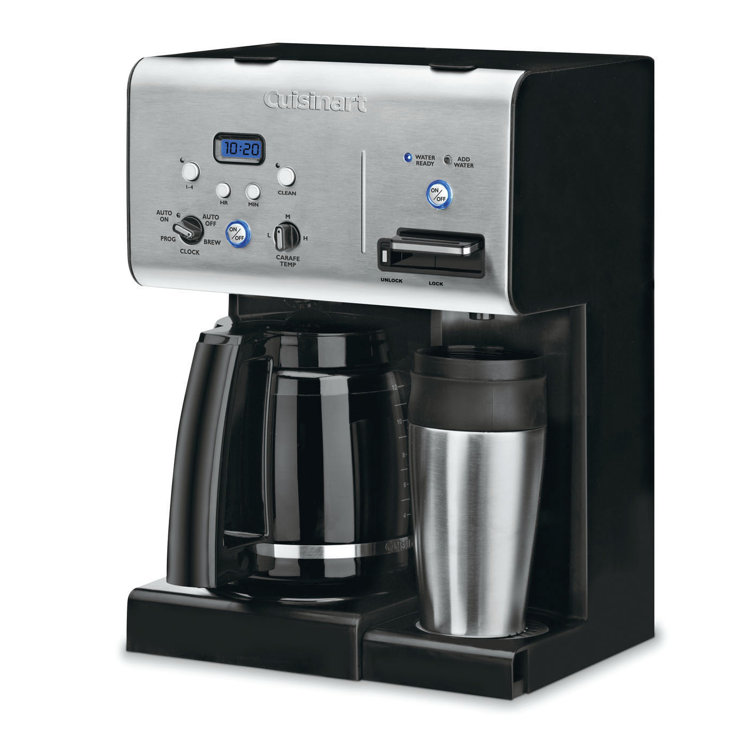 Cuisinart Cafetière programmable de 12 tasses Coffee Plus™ avec système d'eau chaude de